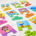 Alphabet Puzzles - Fun and Colourful Early Learning 2 Pc Jigsaw Puzzles - Set of 26 Two Piece Puzzles for Kids - Develop Letter Recognition and Matching Skills - Children Ages 3 to 5 Years Old