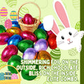 Foil Chocolate Mini Eggs - Pack of 100 Mixed Colour - Bulk Chocolate Eggs Easter Hunt Treats - Creamy Mini Chocolate Eggs for Easter Parties & Celebrations