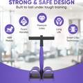 Abdominal Trainer, Sit-Up Training Equipment, Bodybuilding Expander, Full Body Trainer for Home, 6 Tubes, Elastic Pull Rope, Multifunctional Leg Exerciser for Fitness, Weight Loss, Training, Yoga