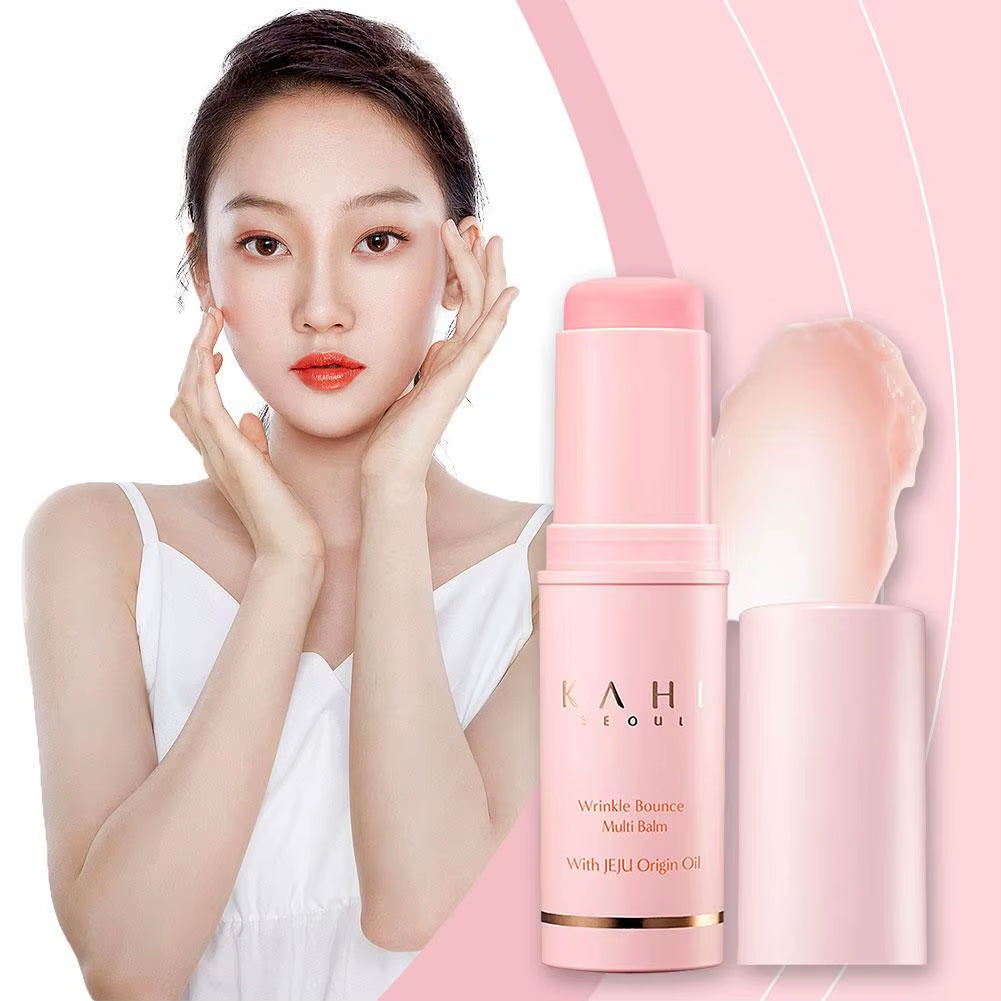 KAHI Moisturizing Wrinkle Bounce Multi Balm Stick Facial Collagen Cream Korean Cosmetics