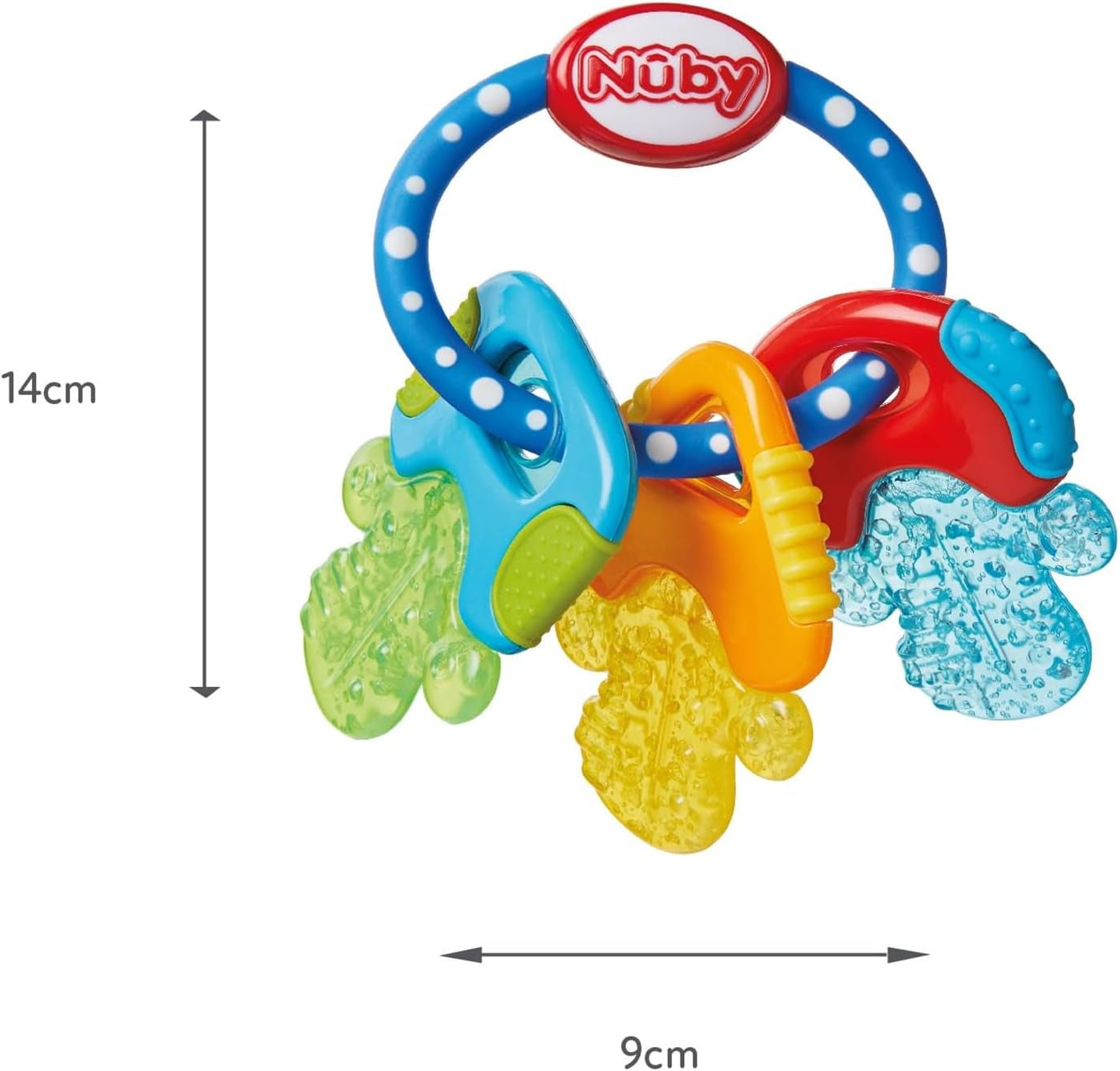Icybite™ Keys – Soothing Teether | Multiple Teething Surfaces | Refrigerator Safe | Suitable from 3 Months Plus