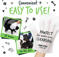 Dog Glove Wipes, Pet Wipes for Full Body, Eye Wipes, Ear Wipes, Bum & Paws. 30 Sensitive Dog Grooming Glove Wipes for Dogs, Puppy & Cat Grooming, One Size Fits All (Fragrance Free)