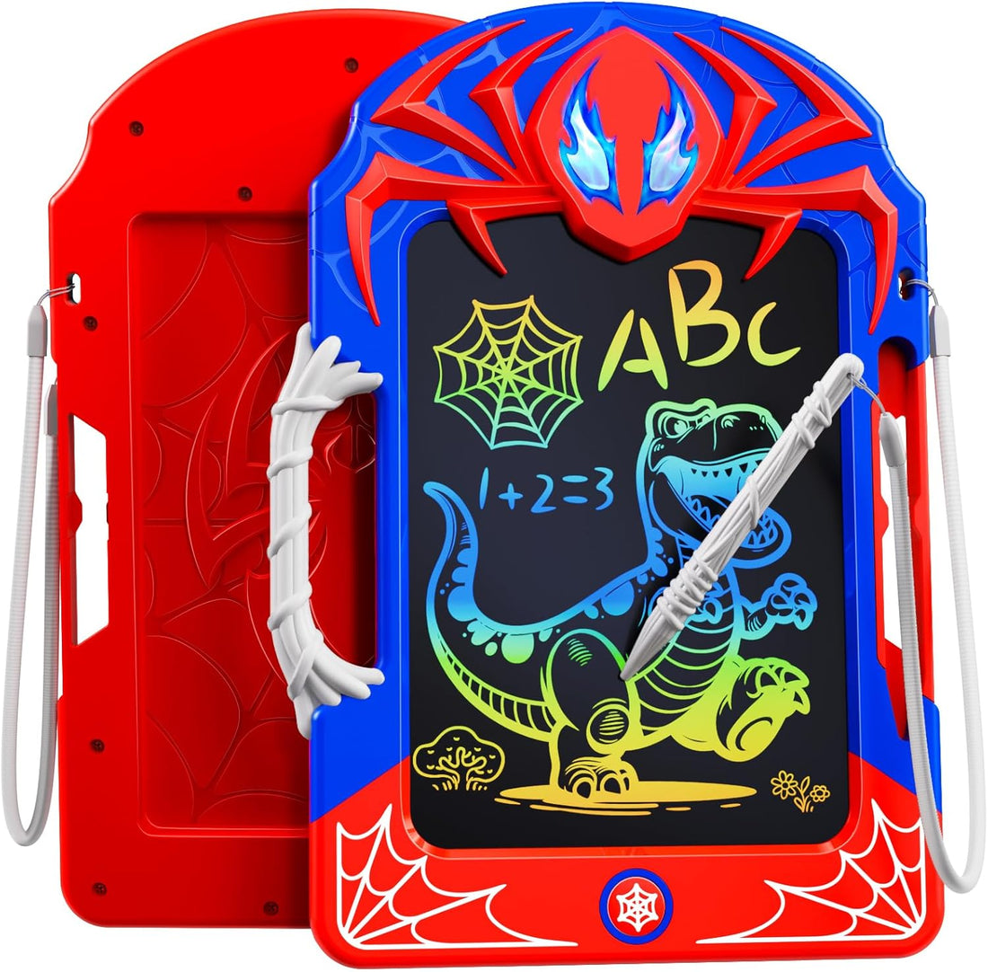Toys for 3-8 Year Old Boys Kids, LCD Drawing Writing Tablet with Web Stylus & Grip, Colorful Drawing Pad Doodle Board,Toddler Learning Toys Gifts Birthday Present for 3 4 5 6 7 8 Year Old Boys
