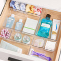25 Pack Drawer Organiser, 4-Size Makeup Organizer Trays for Vanity, Bathroom, Desk, Office, Bedroom
