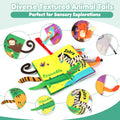 Baby Books, Touch and Feel Crinkle Cloth Books for Babies, Baby Essentials for Newborn, Car Seat Gifts for 0 3 6 12 Months