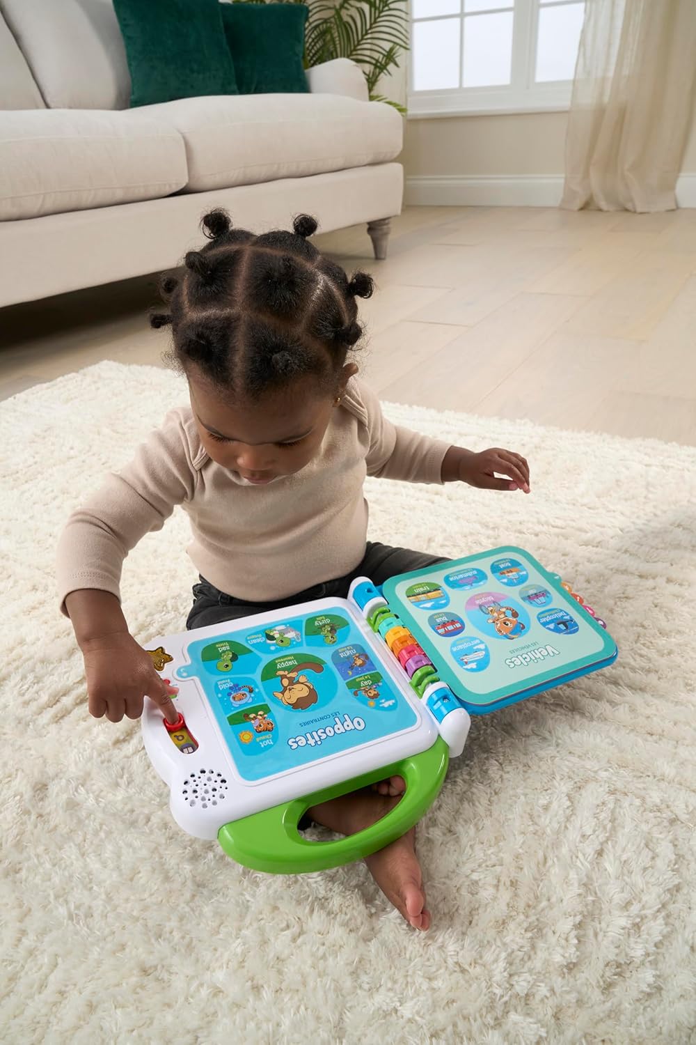 601503 Learning Friends 100 Words Baby Book Educational and Interactive Bilingual Playbook Toy Toddler and Pre School Boys & Girls 1, 2, 3, 4+ Year Olds, Multi-Colour, One Size