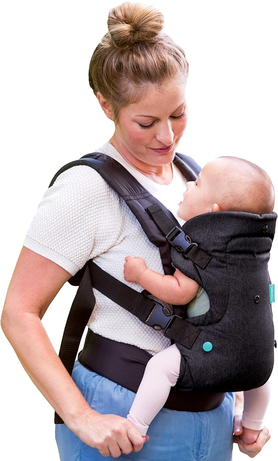 Flip Advanced 4-In-1 Baby Carrier - Ergonomic, Convertible, Face-In and Face-Out Front and Back Baby Carrier for Newborn to Toddler 3,6-14,5Kg, Black