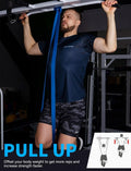 Resistance Bands, 5 Levels Resistance Pull up Bands Set with Door Anchor, Handles, Pull up Assistance Bands for Calisthenics, Bodyweight Training, Muscle Toning, Yoga, Stretch Mobility FT1