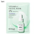 20Pcs/5Pcs Centella Collagen Face Mask VC Moisturizing Refreshing Sheet Masks Hyaluronic Acid Facial Mask Skin Care Products