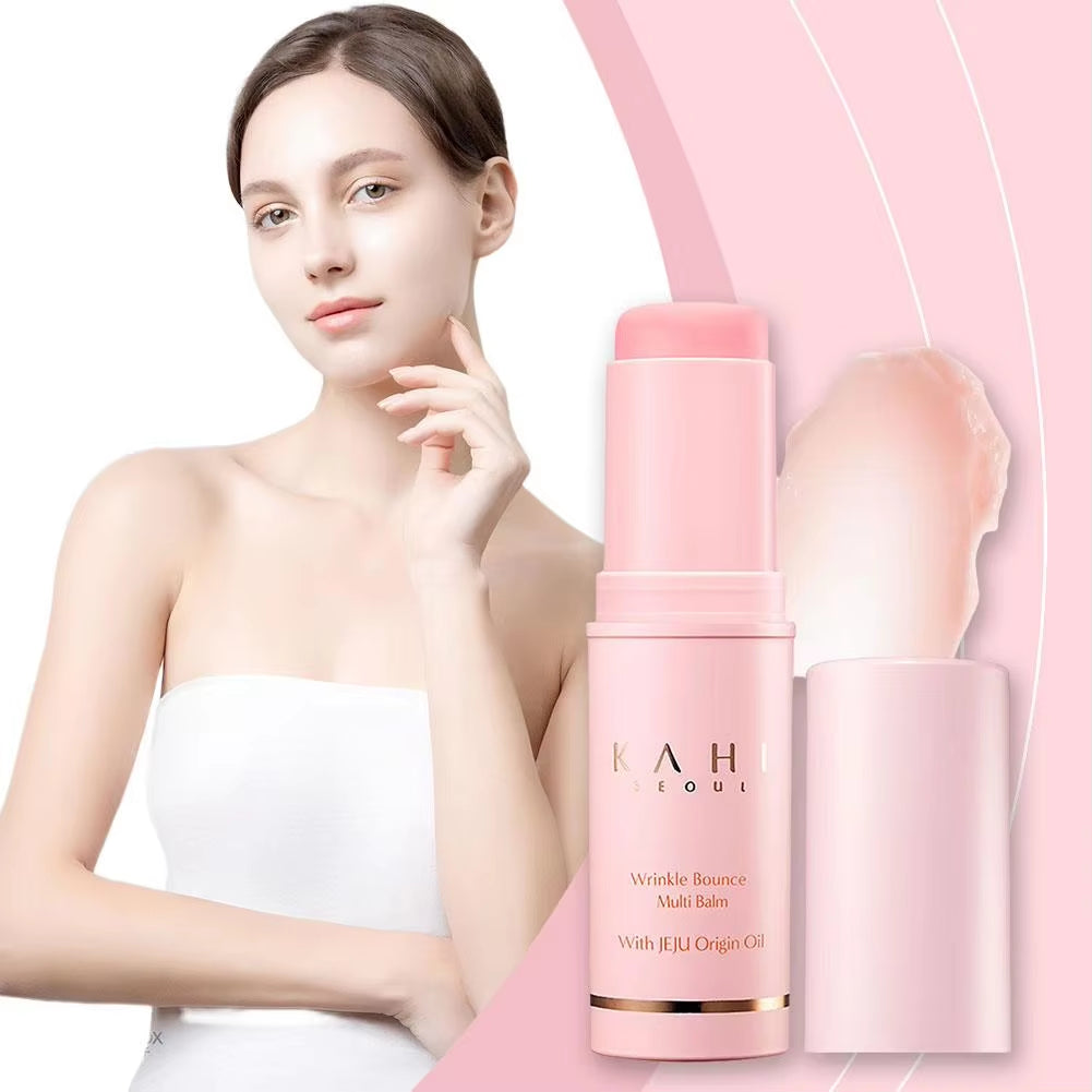 KAHI Moisturizing Wrinkle Bounce Multi Balm Stick Facial Collagen Cream Korean Cosmetics