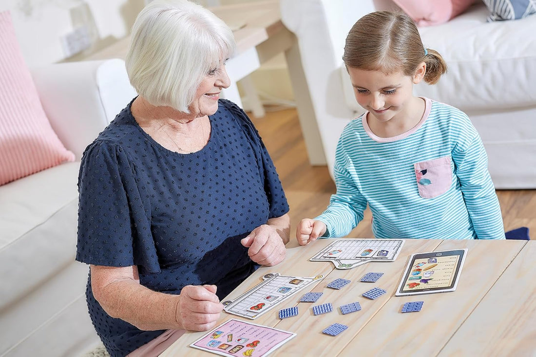 Shopping List Memory Game - Matching and Memory Games for 3 Year Olds and up - Kids Educational Toys and Learning Games - Children and Toddler Board Games Ages 3 to 7-2 to 4 Players